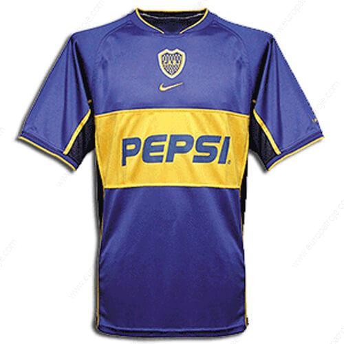 Retro Boca Juniors Home Fodboldtrøjer 02/03