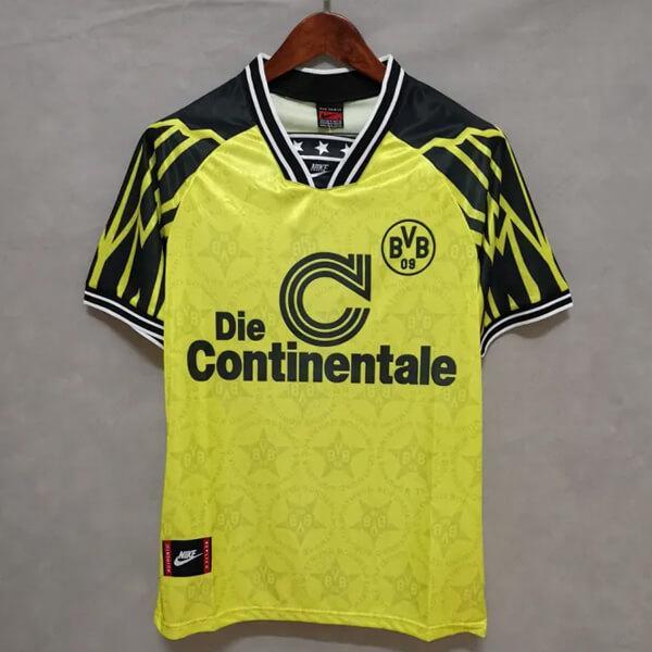 Retro Borussia Dortmund Home Fodboldtrøjer 1994