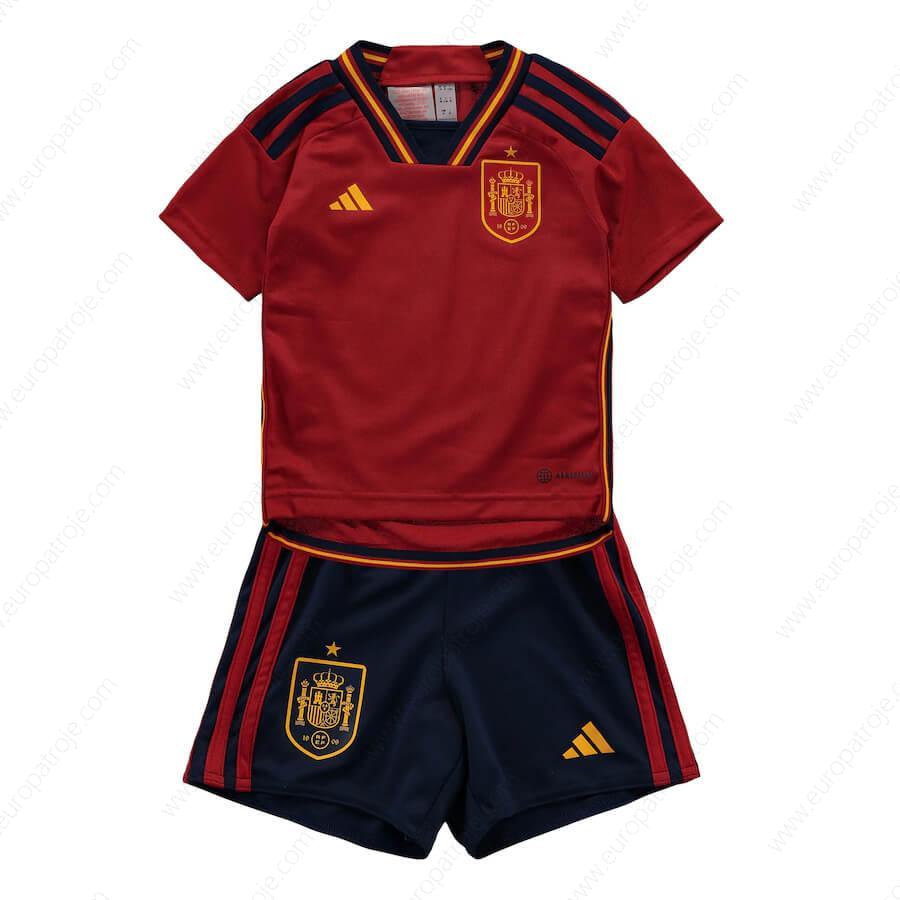 Spanien Home Fodbold Børnesæt 2022