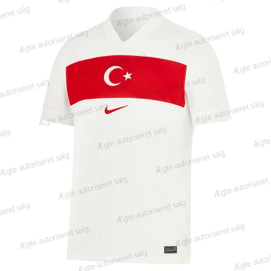 Billige Tyrkiet Hjemmebane fodboldtrøje 24/25 – UEFA Euro 2024